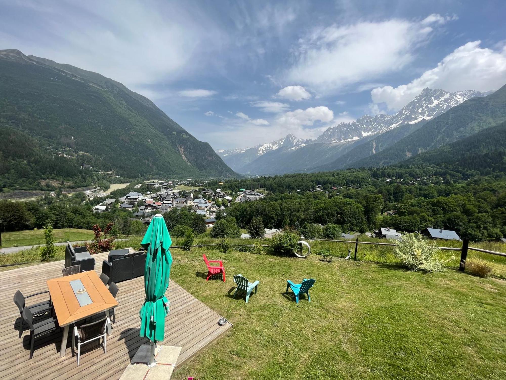 Amazing View Appartement Du Chalet Les Houches Eksteriør billede