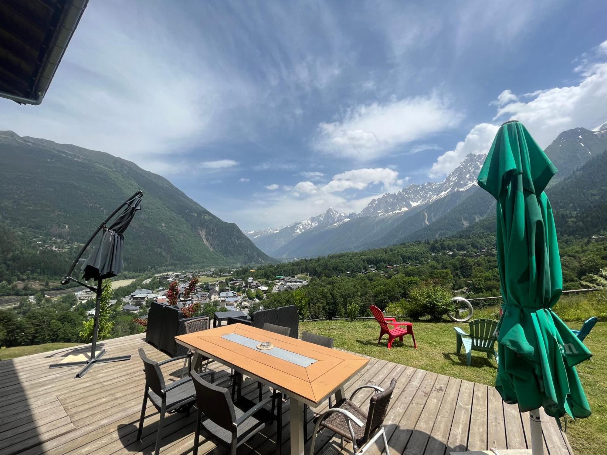 Amazing View Appartement Du Chalet Les Houches Eksteriør billede