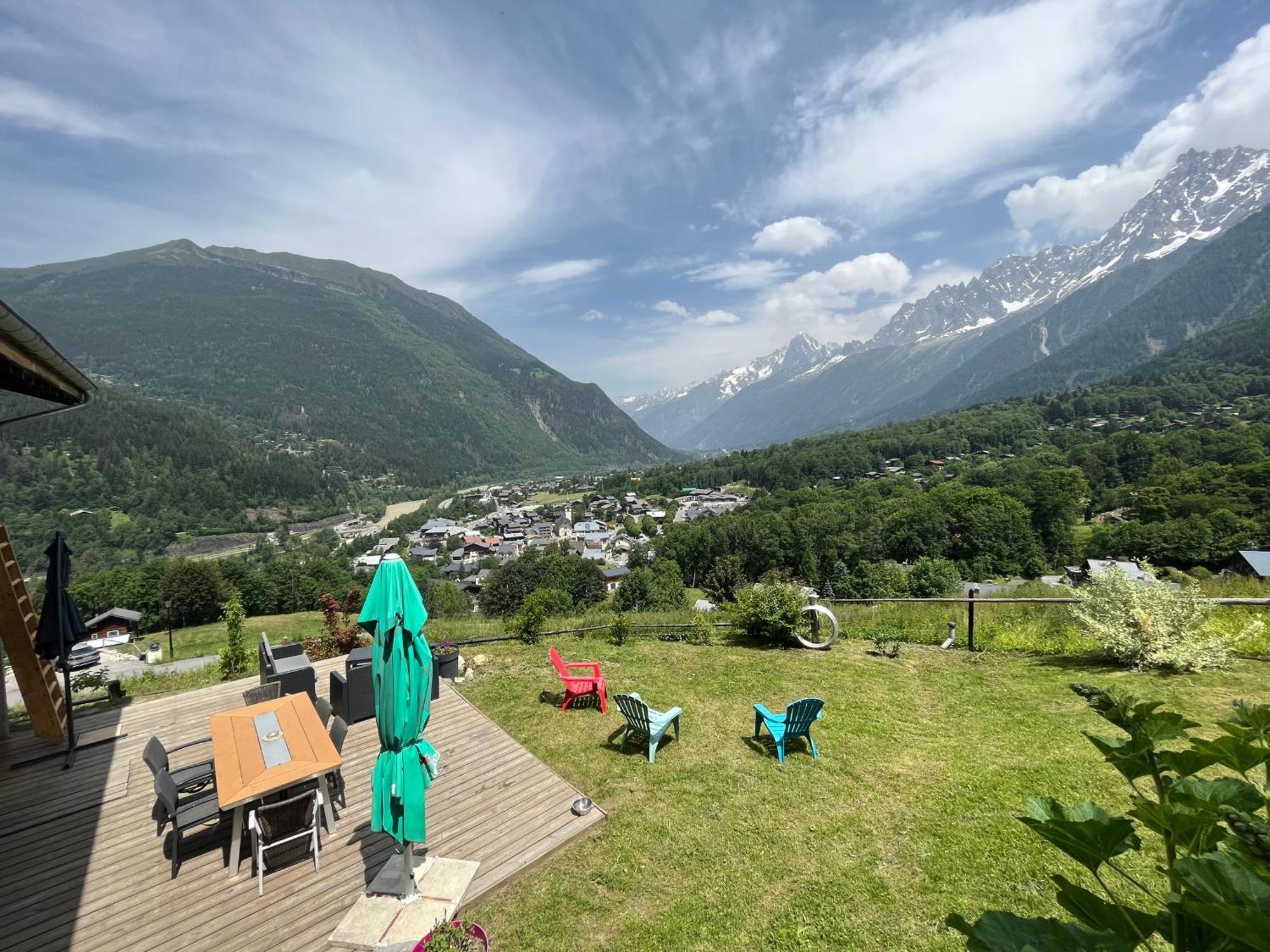 Amazing View Appartement Du Chalet Les Houches Eksteriør billede