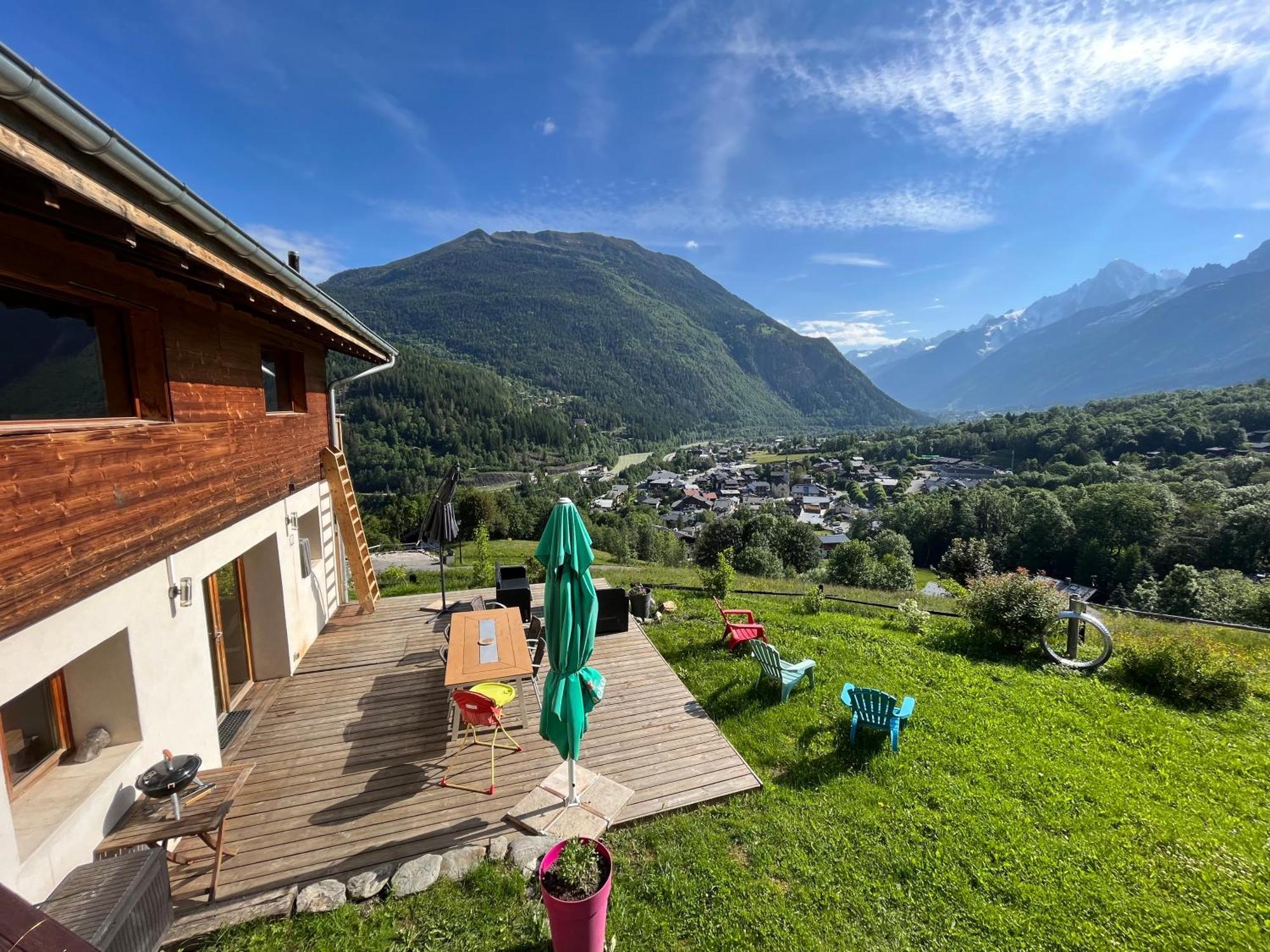 Amazing View Appartement Du Chalet Les Houches Eksteriør billede